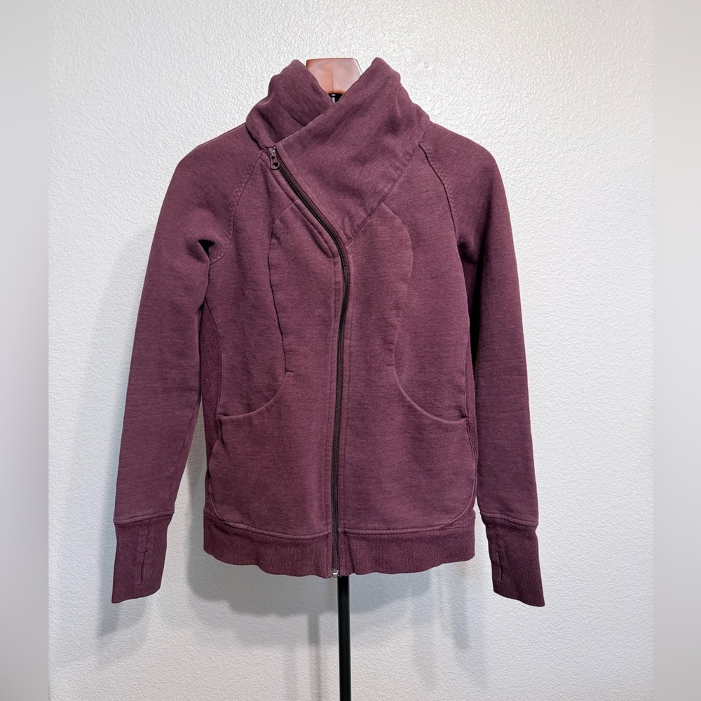 Lululemon ‘Cozy Cuddle Up’ Full Zip Warm Thick Fleece Jacket - Women’s 8 - Picture 4 of 12